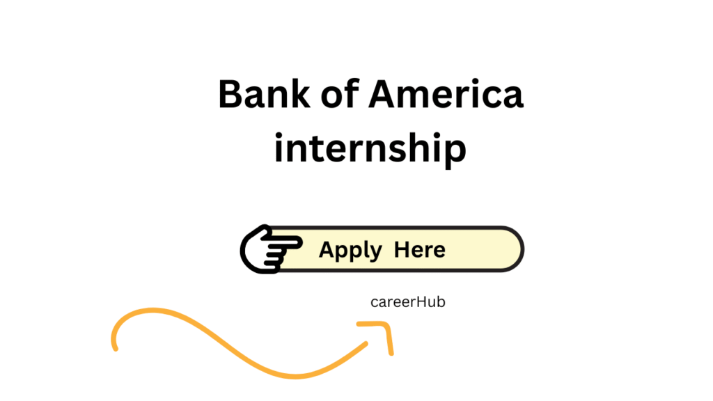 Bank of America internship